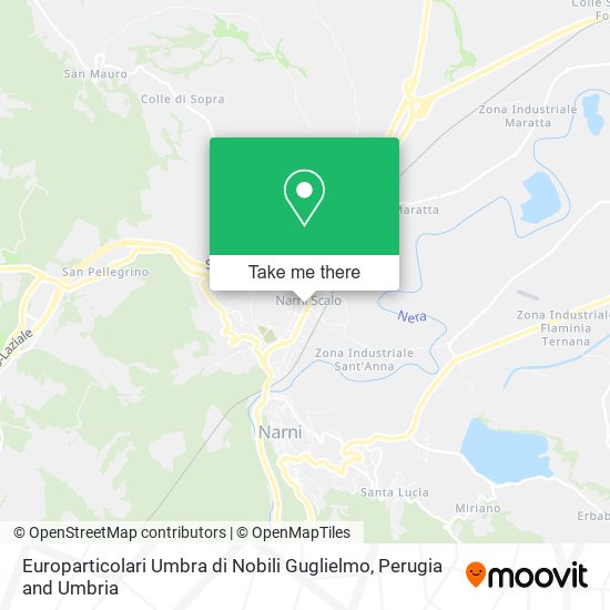 Europarticolari Umbra di Nobili Guglielmo map