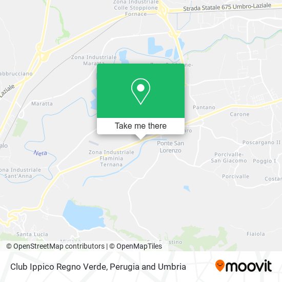 Club Ippico Regno Verde map