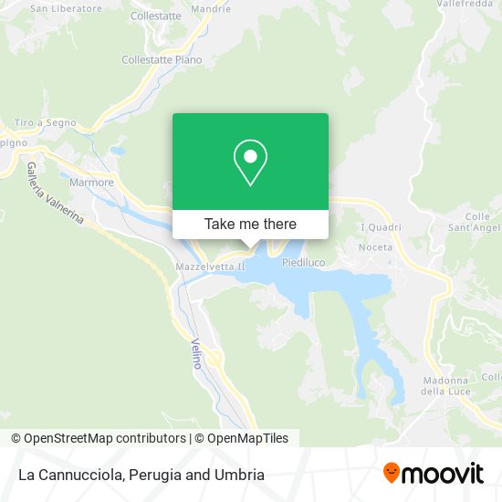 La Cannucciola map