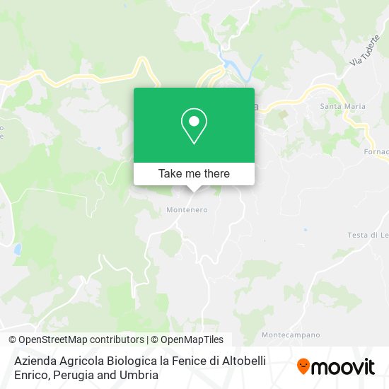 Azienda Agricola Biologica la Fenice di Altobelli Enrico map