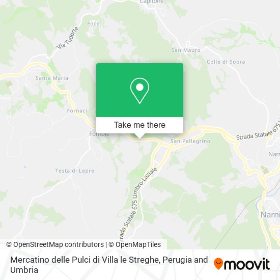 Mercatino delle Pulci di Villa le Streghe map