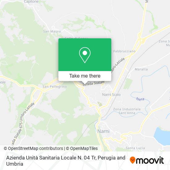 Azienda Unità Sanitaria Locale N. 04 Tr map