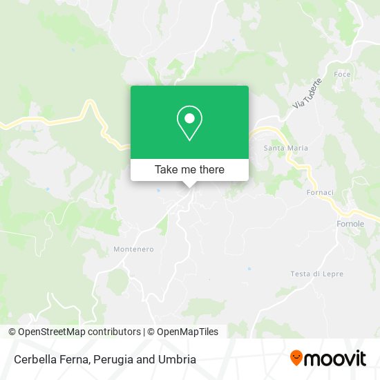 Cerbella Ferna map