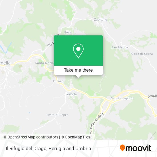 Il Rifugio del Drago map