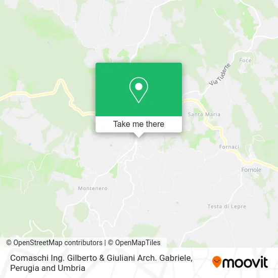 Gilberto Comaschi Engineering & Gabriele Giuliani Architecture map