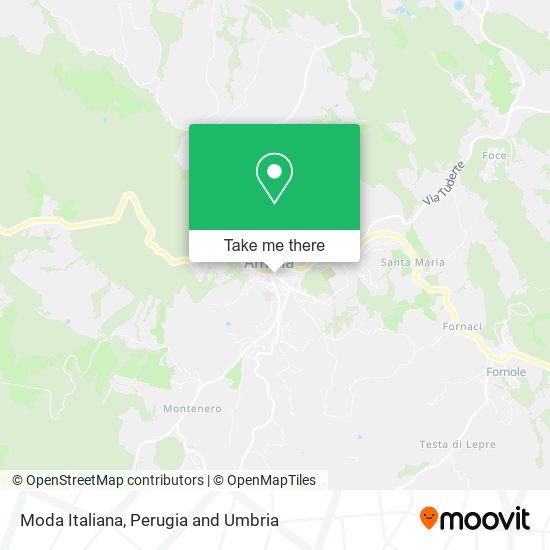 Moda Italiana map