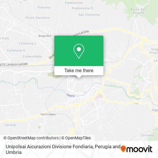 Unipolsai Aicurazioni Divisione Fondiaria map