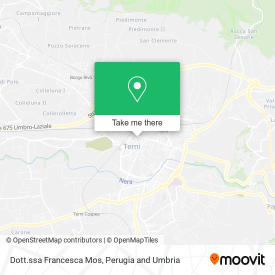 Dott.ssa Francesca Mos map