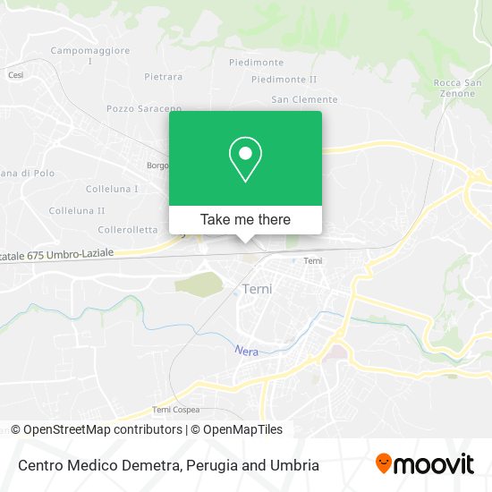 Centro Medico Demetra map