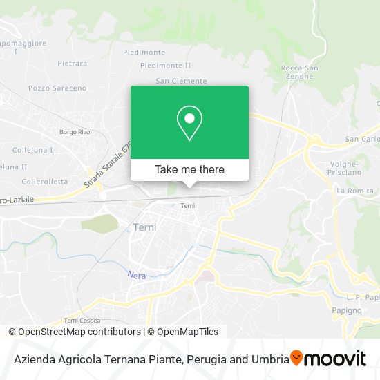 Azienda Agricola Ternana Piante map