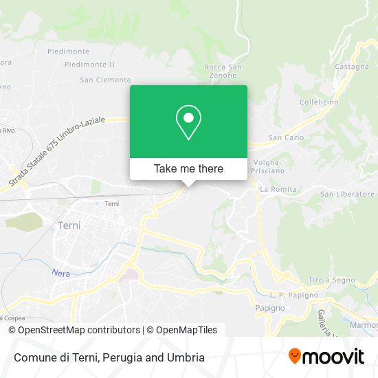 Comune di Terni map