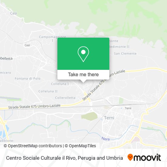 Centro Sociale Culturale il Rivo map