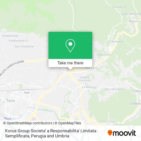 Korus Group Societa' a Responsabilita' Limitata Semplificata map