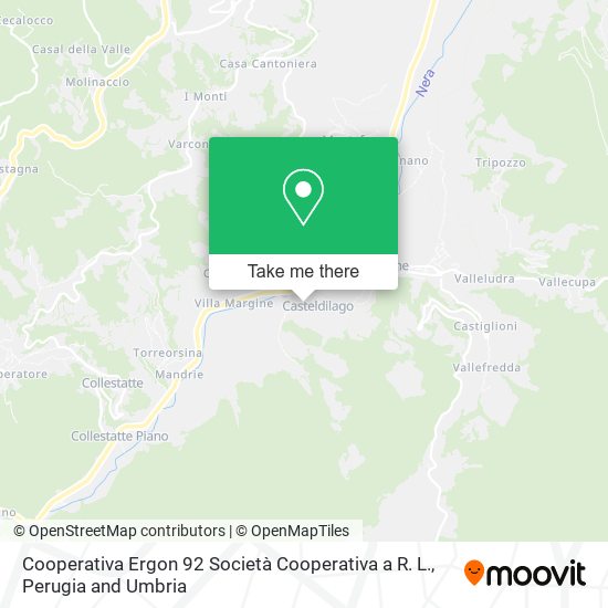 Cooperativa Ergon 92 Società Cooperativa a R. L. map