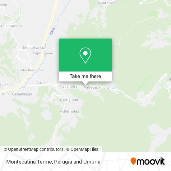 Montecatina Terme map
