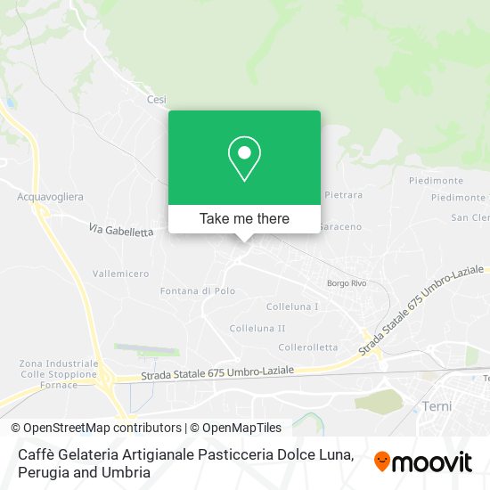 Caffè Gelateria Artigianale Pasticceria Dolce Luna map