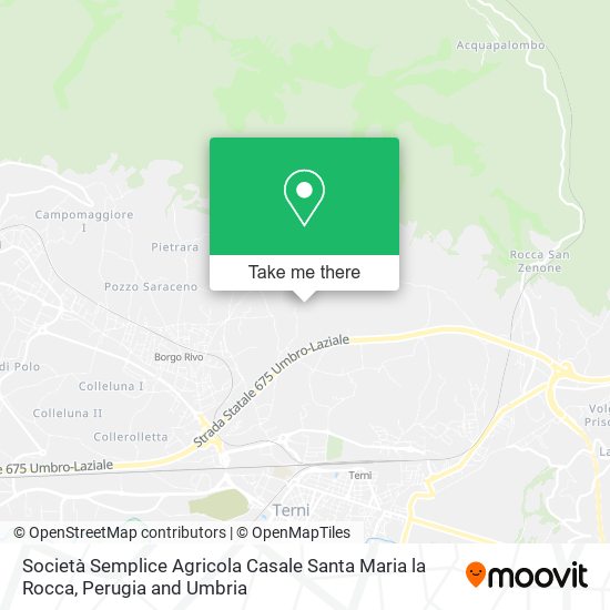 Società Semplice Agricola Casale Santa Maria la Rocca map