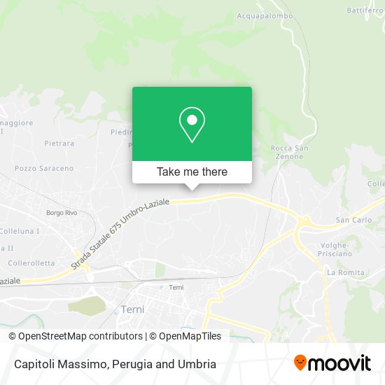 Capitoli Massimo map