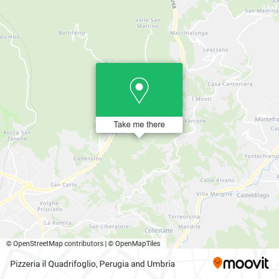 Pizzeria il Quadrifoglio map