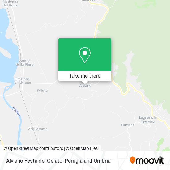 Alviano Festa del Gelato map