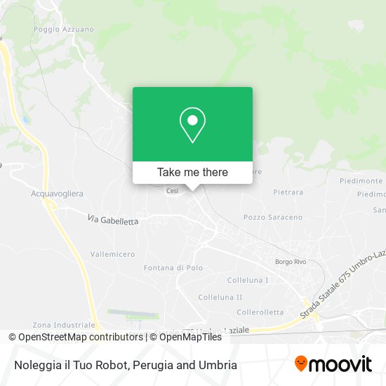 Noleggia il Tuo Robot map