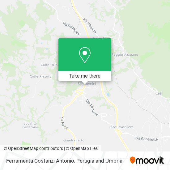 Ferramenta Costanzi Antonio map
