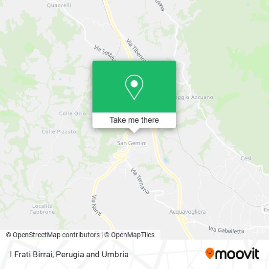 I Frati Birrai map