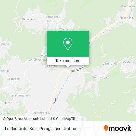 Le Radici del Sole map