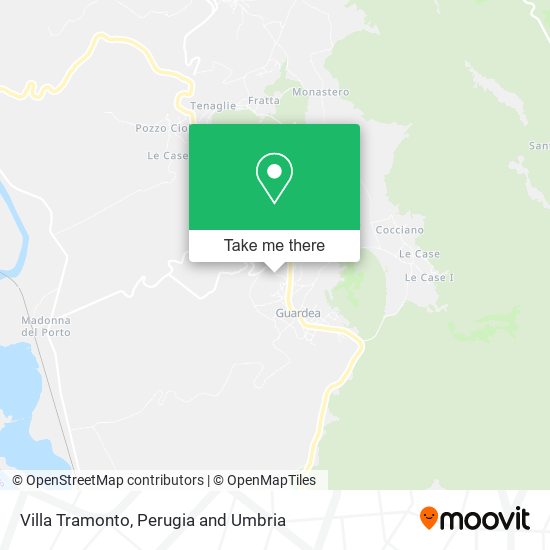 Villa Tramonto map