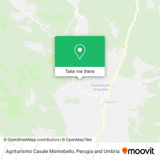 Agriturismo Casale Montebello map
