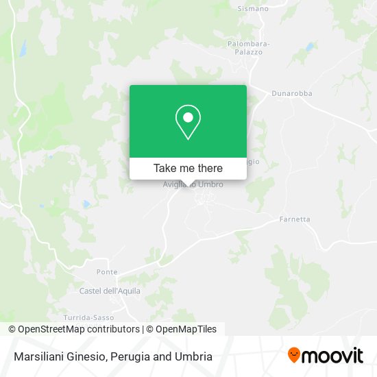 Marsiliani Ginesio map