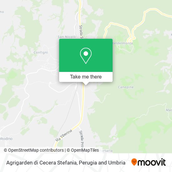 Agrigarden di Cecera Stefania map
