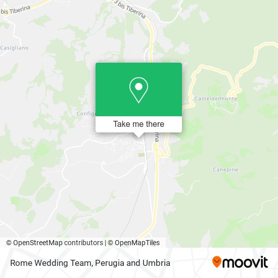 Rome Wedding Team map