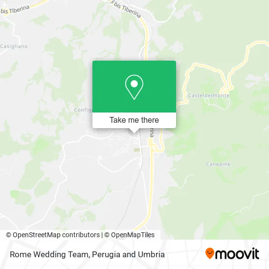 Rome Wedding Team map