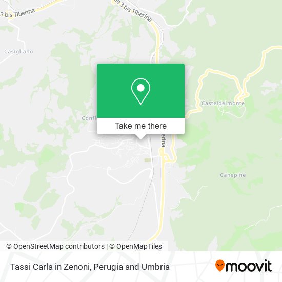 Tassi Carla in Zenoni map