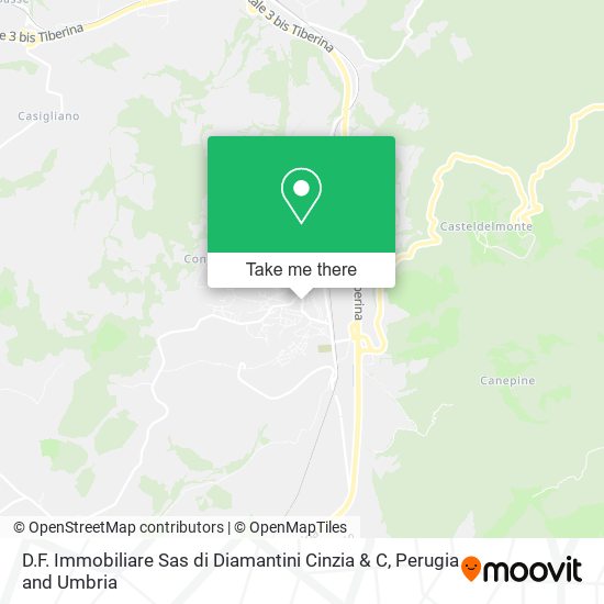D.F. Immobiliare Sas di Diamantini Cinzia & C map