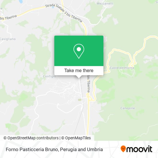Forno Pasticceria Bruno map