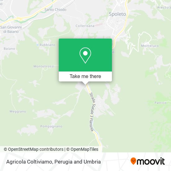 Agricola Coltiviamo map