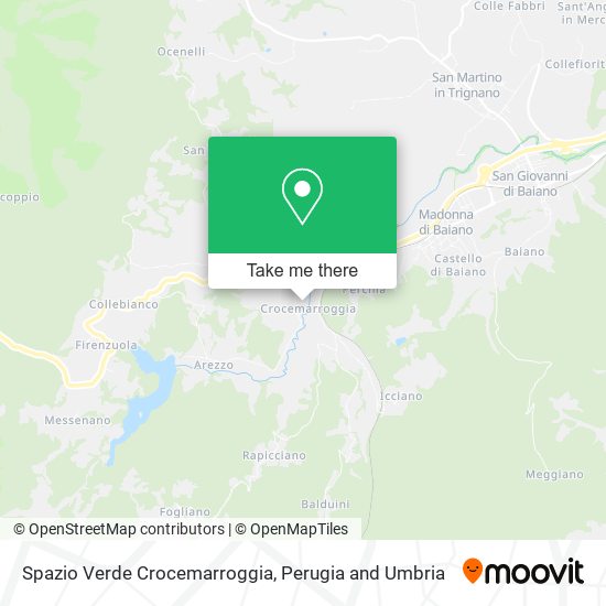 Spazio Verde Crocemarroggia map