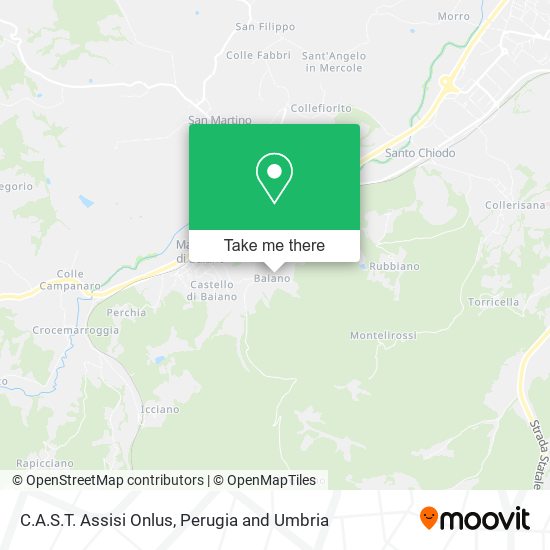 C.A.S.T. Assisi Onlus map