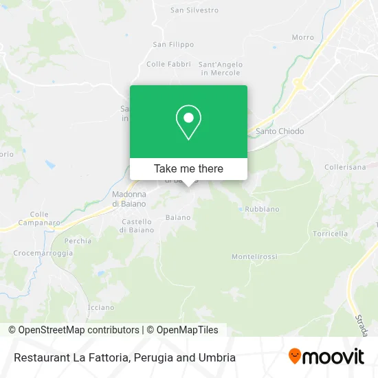Restaurant La Fattoria map