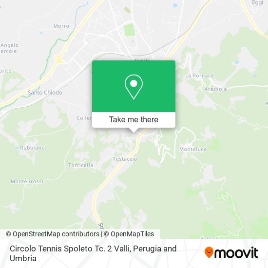 Circolo Tennis Spoleto Tc. 2 Valli map