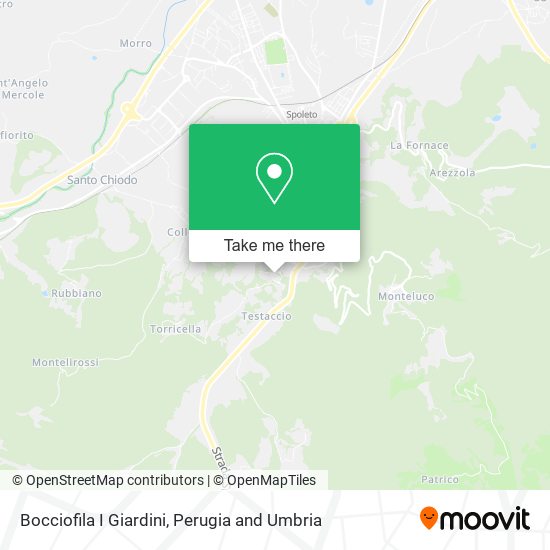 Bocciofila I Giardini map