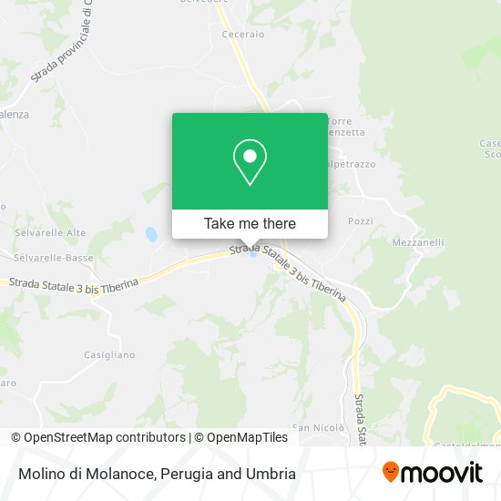 Molino di Molanoce map