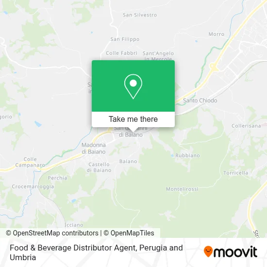 Food & Beverage Distributor Agent map