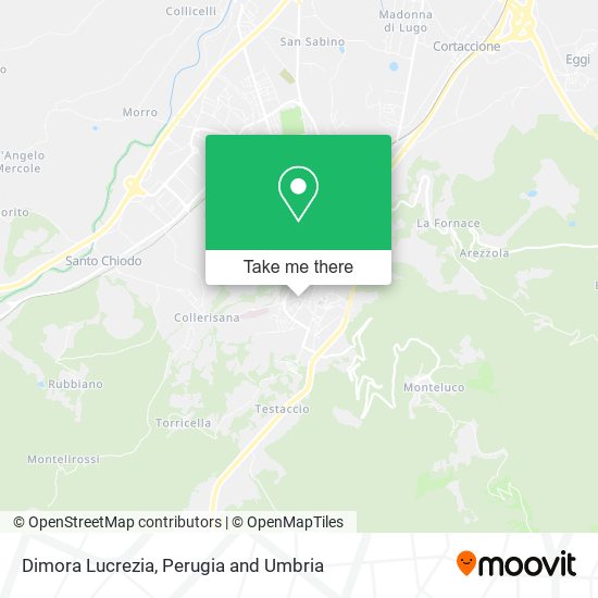Dimora Lucrezia map