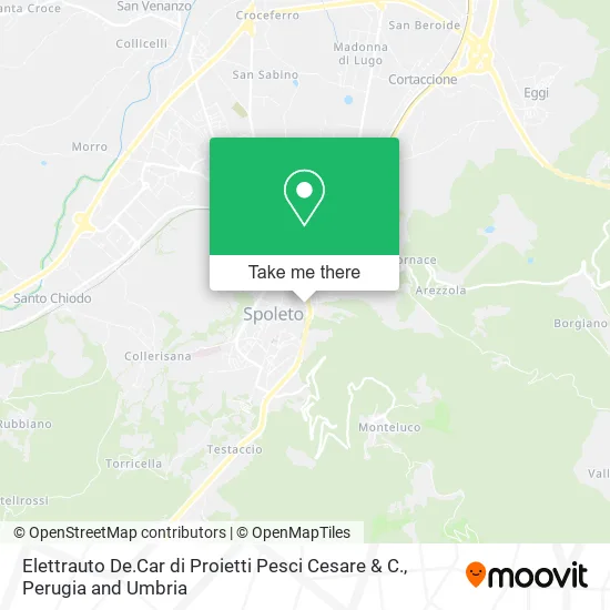 Elettrauto De.Car di Proietti Pesci Cesare & C. map