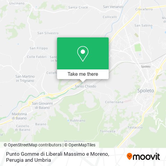 Punto Gomme di Liberali Massimo e Moreno map