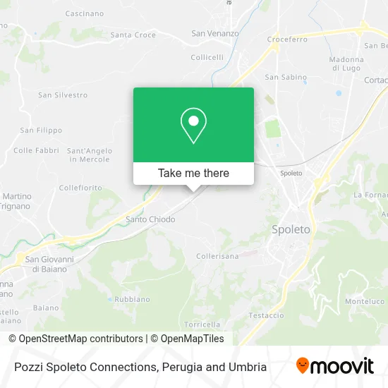 Pozzi Spoleto Connections map
