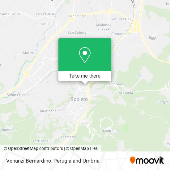 Venanzi Bernardino map